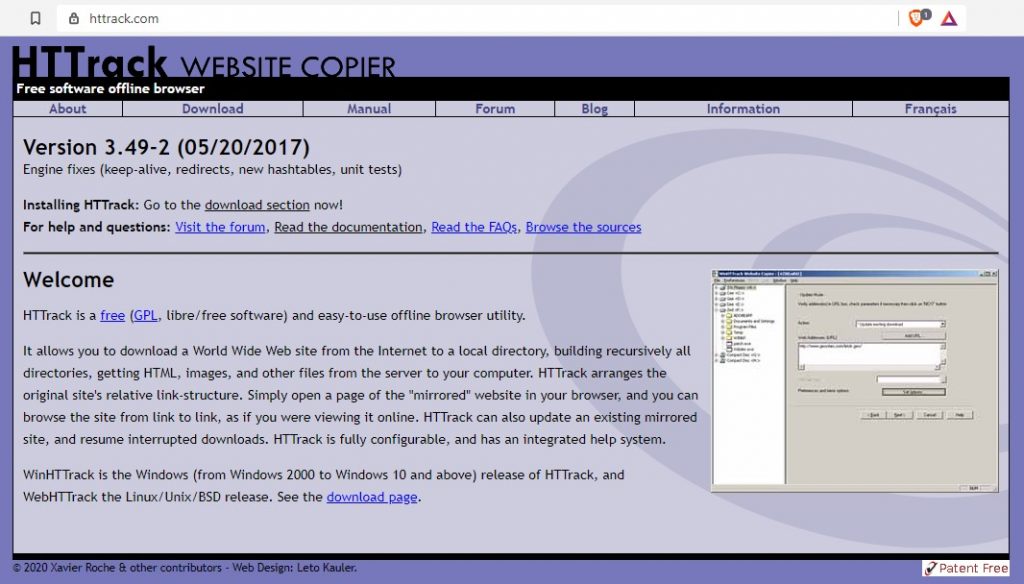 cloning website tool