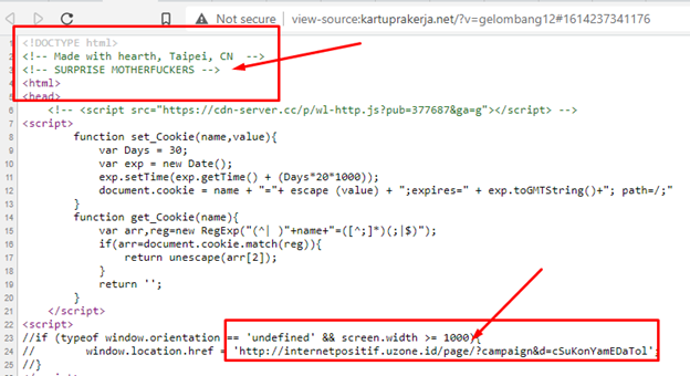 source code kartuprakerja hoax
